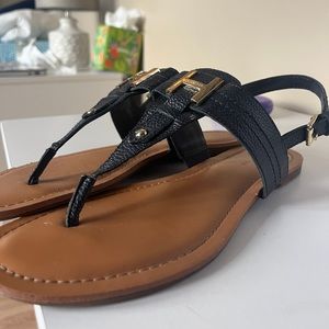 Tommy Hilfiger Blue leather sandals